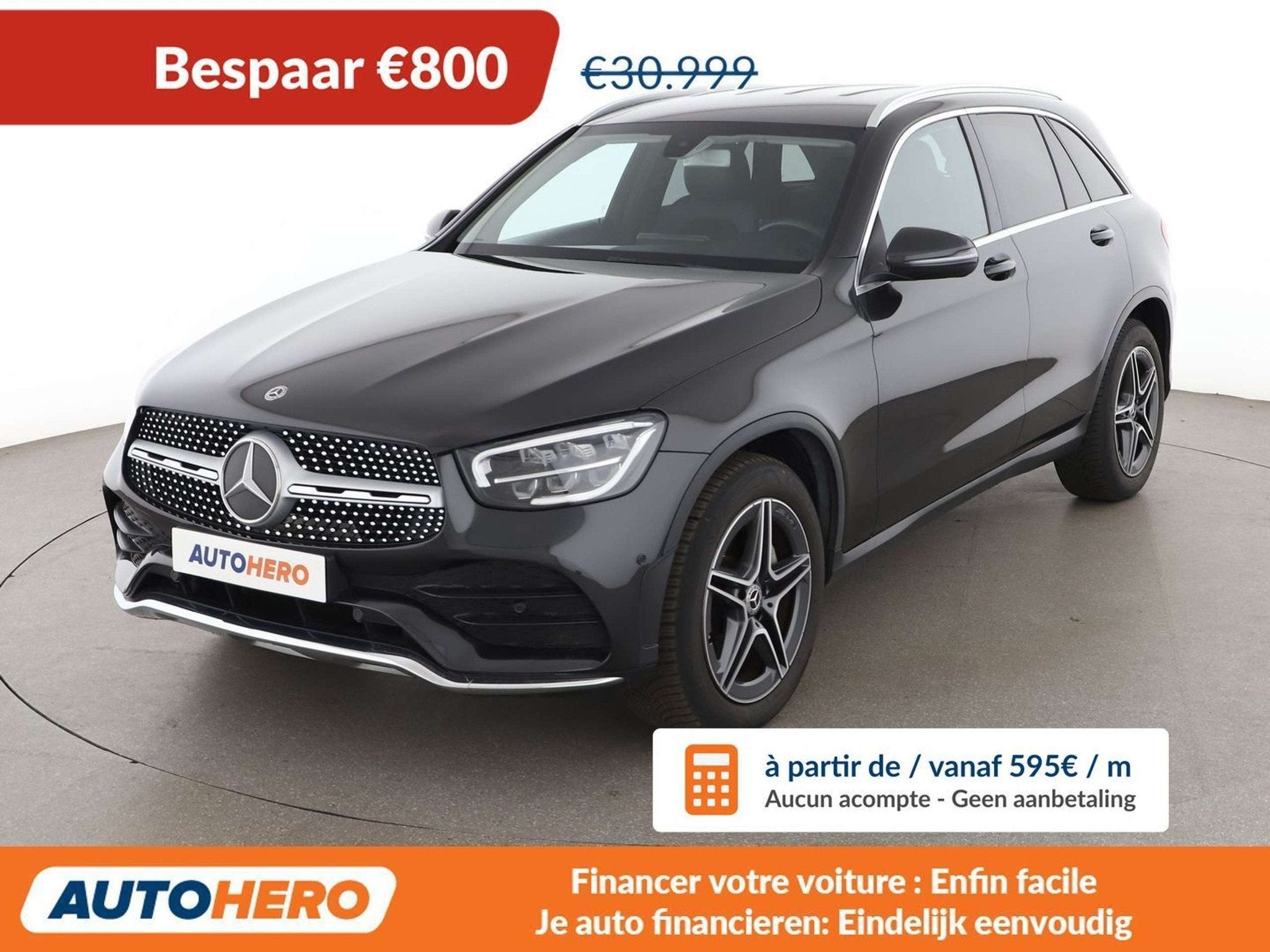 Mercedes-Benz GLC 200 GLC 200 d AMG Line (bj 2020), Auto's, Automaat, Gebruikt, Alcantara, 120 kW