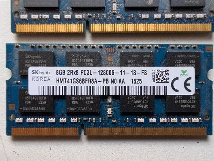 2x 8GB RAM, Computers en Software, Ophalen of Verzenden, Laptop