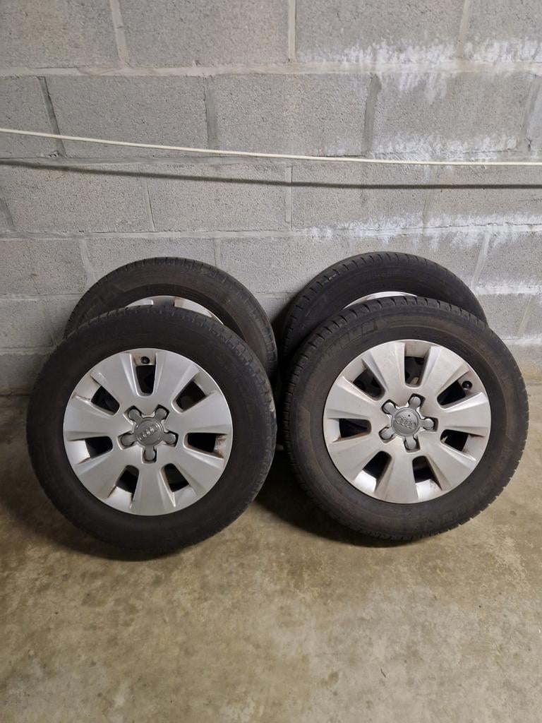 Jantes Audi 15 pouces 5x112, Enlèvement, 15 pouces, Pneus été, Pneus et Jantes