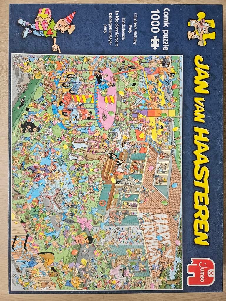 Puzzle Jan van Haasteren 1000 pièces pour enfants, Hobby & Loisirs créatifs, Enlèvement ou Envoi, 500 à 1500 pièces, Comme neuf