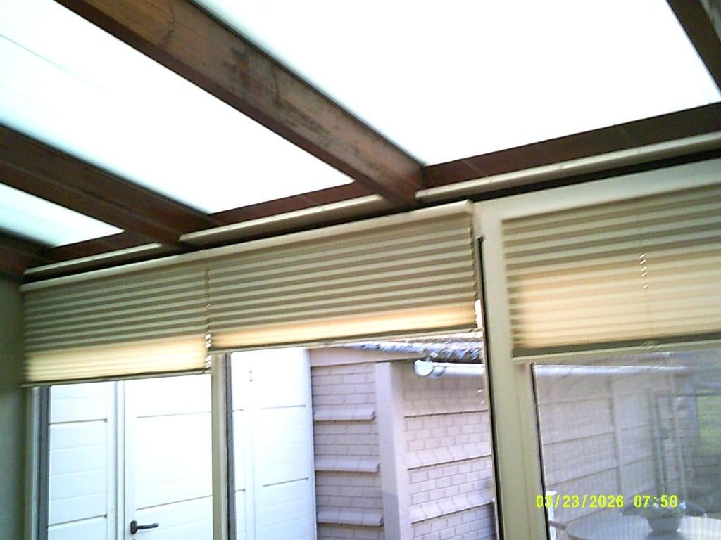 Zonnewering Luxaflex voor dak en ramen als nieuw., Ophalen, Zonnewering .Plissey met zonwerende kant, 100 tot 150 cm, 100 tot 150 cm