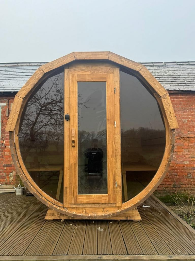 2M Barrel Sauna Gratis Levering en Plaatsing, Ophalen of Verzenden