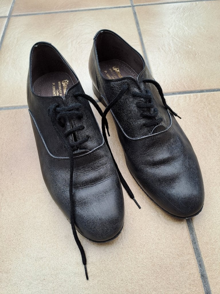 zwarte leren dansschoenen heren, Ophalen, Zo goed als nieuw, Schoenen