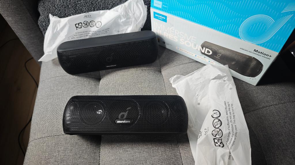 (Hi-Res Audio) 2 haut-parleurs Anker Soundcore Motion+, Autres marques, Ensemble surround complet, Moins de 60 watts, Comme neuf