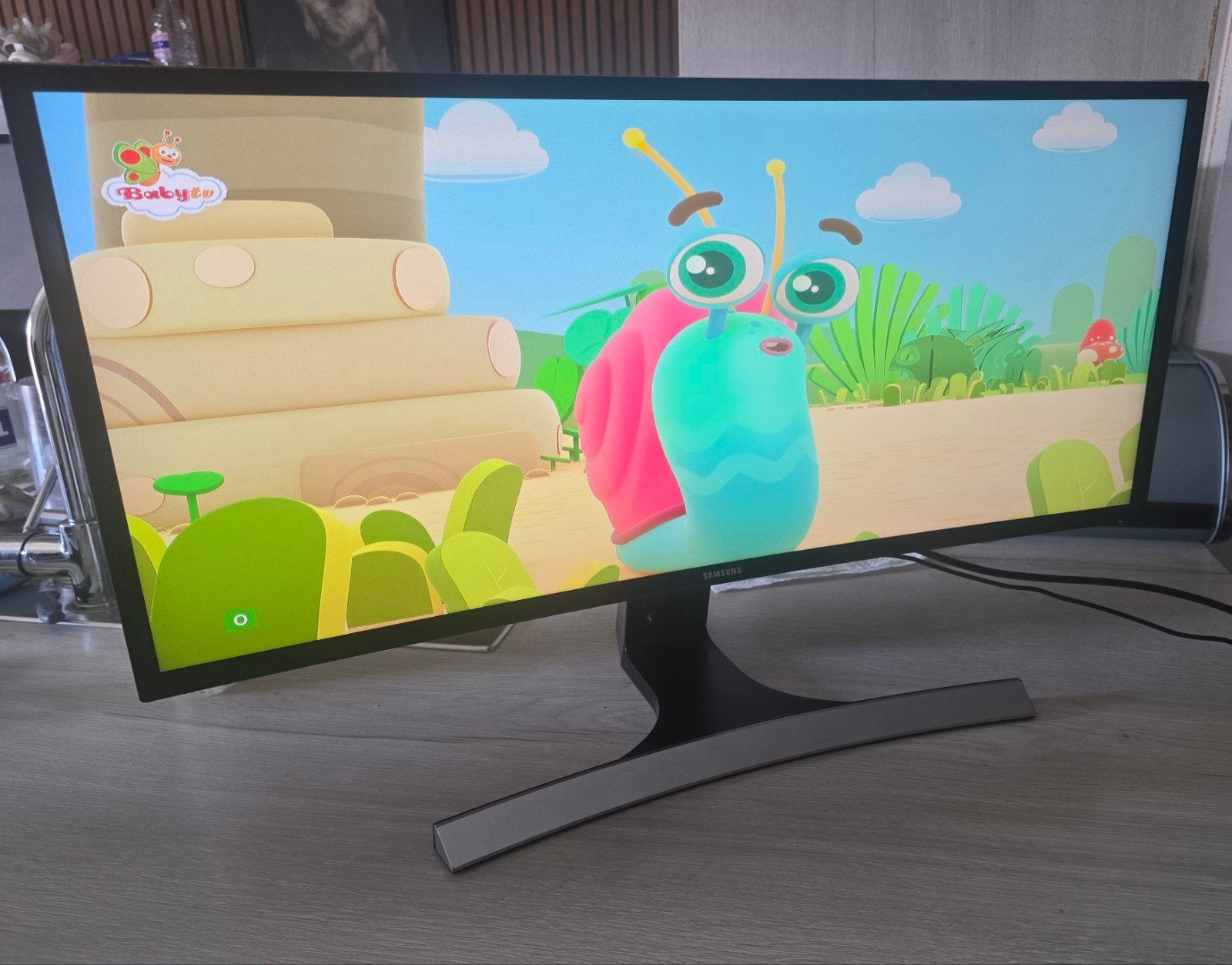 Samsung monitor curved 29" LS29E790, Ophalen, 3 tot 5 ms, Zo goed als nieuw, Samsung