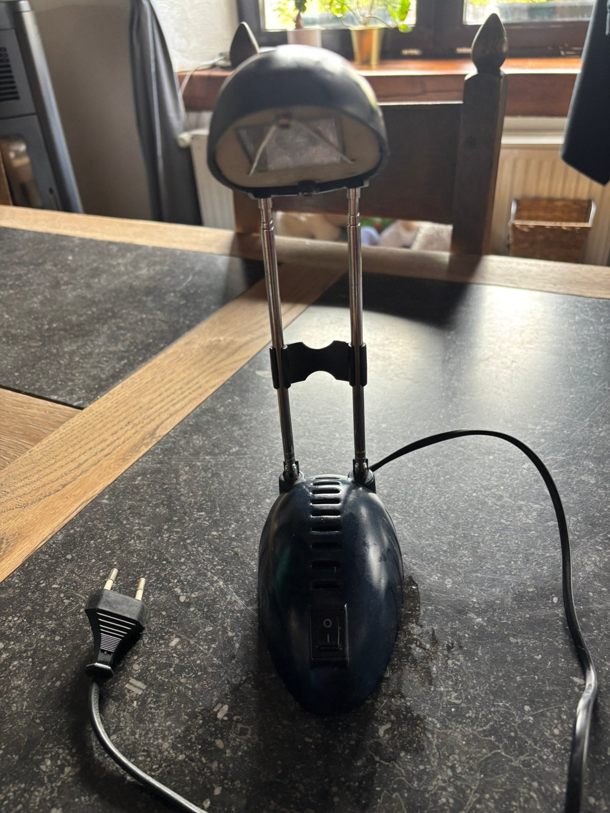Vintage bureaulamp, Ophalen of Verzenden, Zo goed als nieuw, Bureaulamp, Vintage