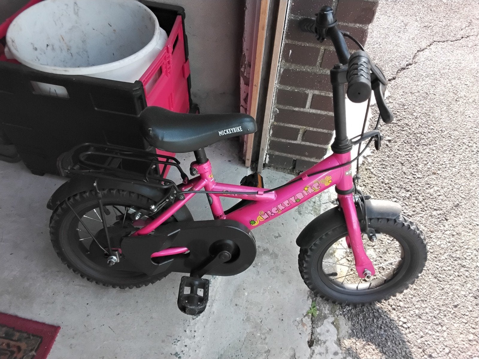 12 inch kinderfiets + zijwieltjes, Fietsen en Brommers, Ophalen