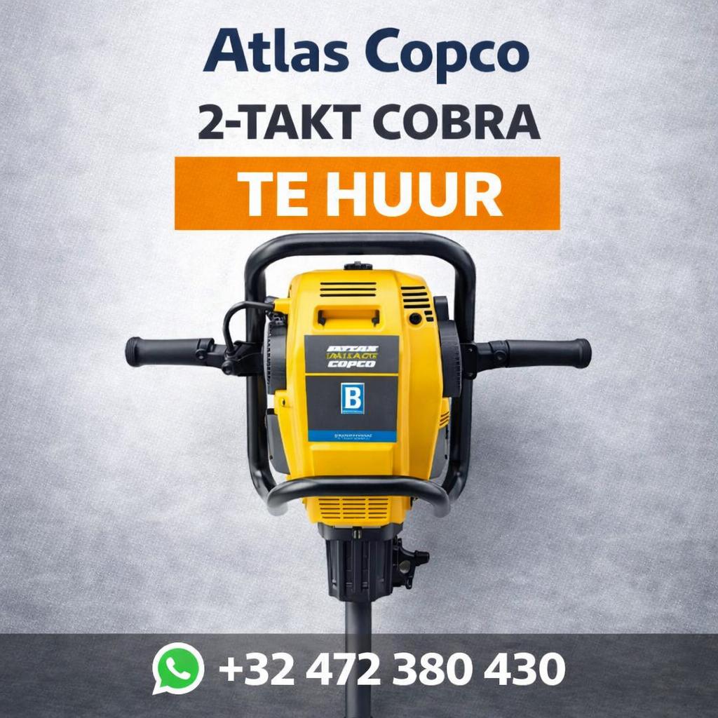 Te huur Breekhamer cobra hilti te2000 te3000 te1000 te 2000, Doe-het-zelf en Bouw, Gereedschap | Boormachines, Ophalen of Verzenden