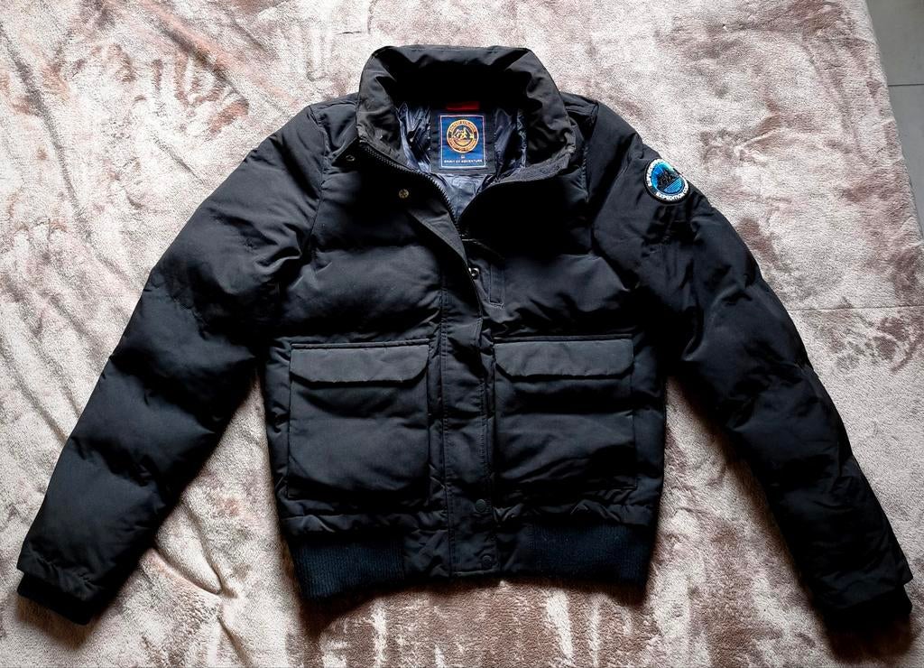 Bomberjack voor dames: Superdry - maat 42 - zwarte kleur, Zwart, Ophalen of Verzenden, Zo goed als nieuw, Maat 46 (S) of kleiner