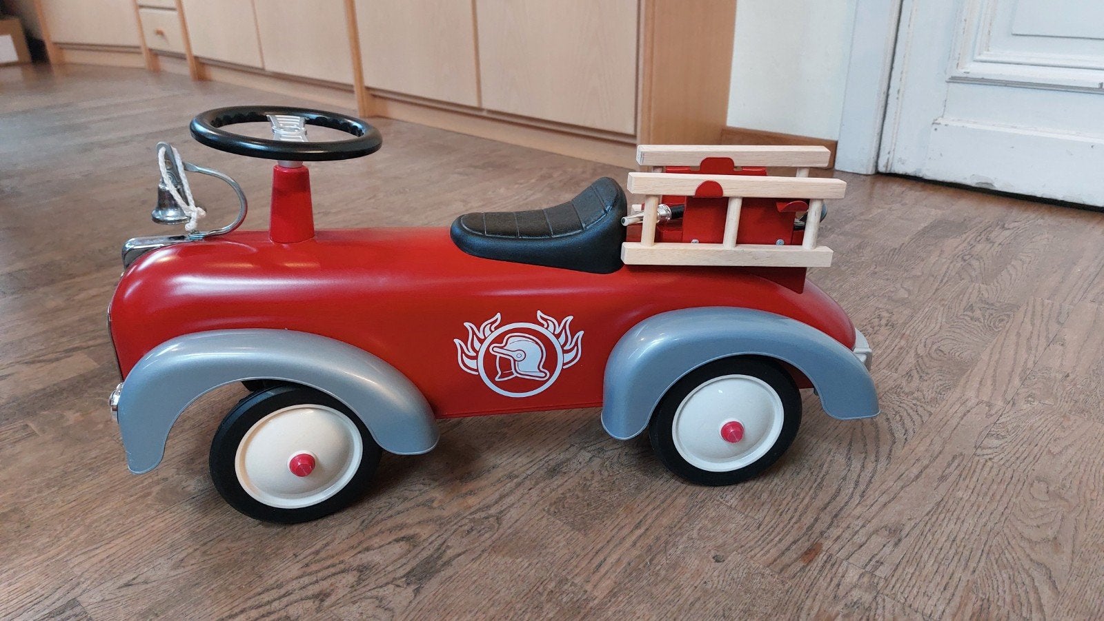 Metalen loopfiets brandweer- Bandits and angels, Ophalen, Loopfiets