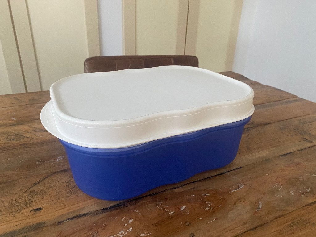 Tupperware brooddoos, Huis en Inrichting, Keuken | Tupperware, Verzenden, Blauw
