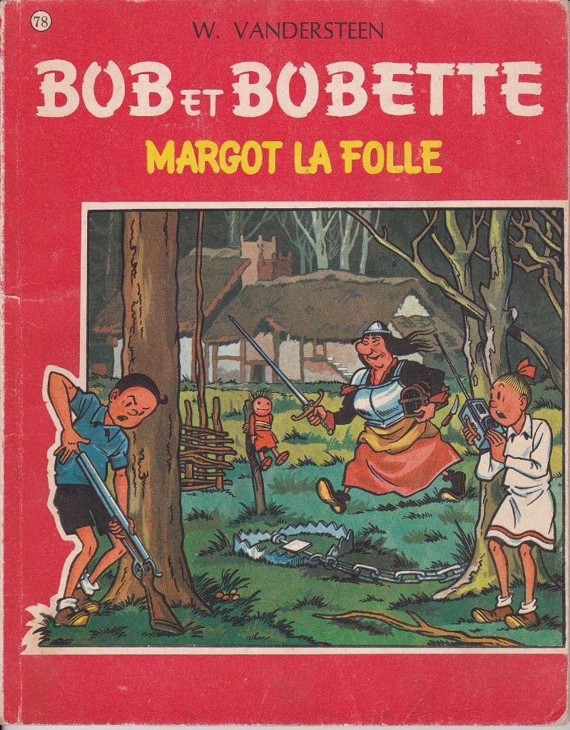 Bob et Bobette : Margot la folle - 1ère édition 1967, Enlèvement ou Envoi, Utilisé, Willy Vandersteen