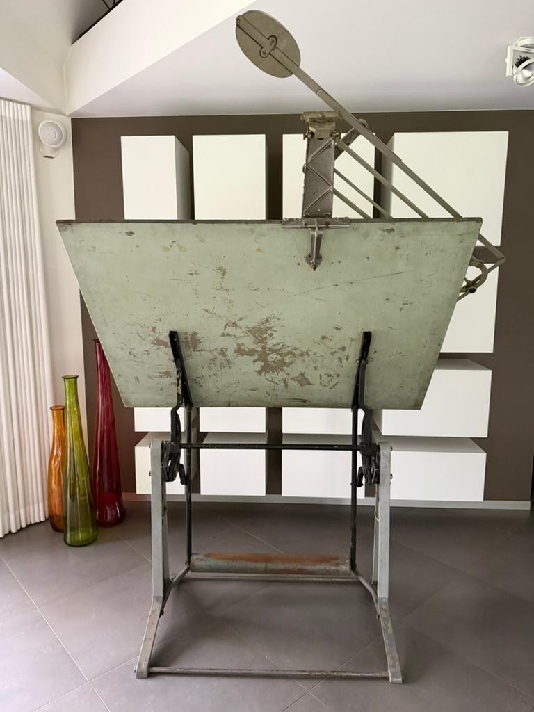 industriële tekentafel, Bricolage & Construction, Tables à dessin, Enlèvement, Utilisé, 130 à 150 cm
