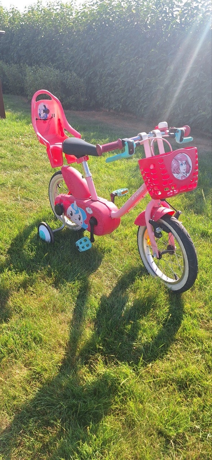 Roze kinderfiets 14 inch, Fietsen en Brommers, Fietsen | Kinderfietsjes, Minder dan 16 inch, Ophalen