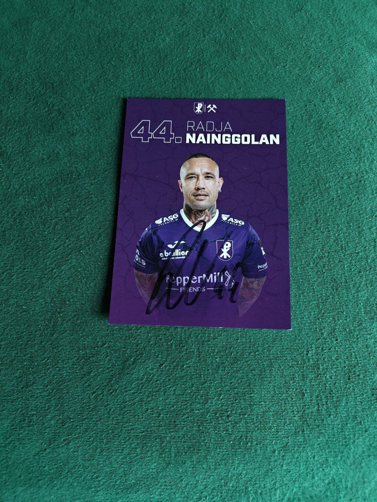Un ensemble de 3 portraits de football avec un autographe du, Enlèvement ou Envoi, Comme neuf, Cartes de joueur