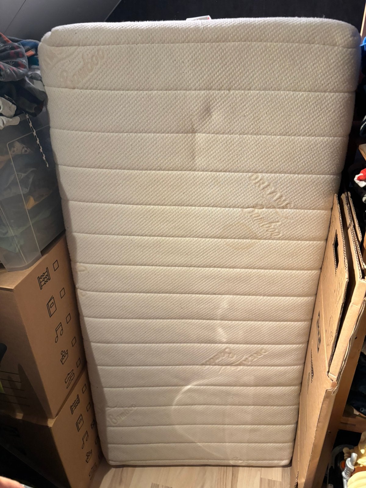 Matelas lit bébé., Enlèvement ou Envoi, Utilisé, Une personne, Matelas