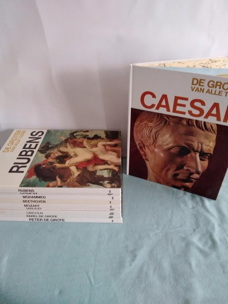 10 boeken 'De groten van alle tijden', Boeken, Encyclopedieën, Ophalen