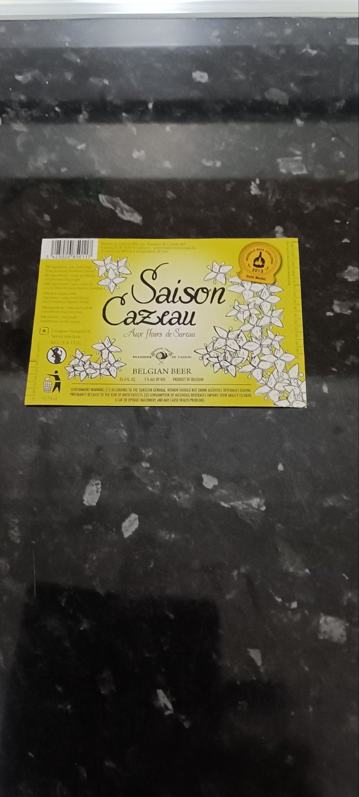bieretiket saison br de Cazeau Templeuve, Enlèvement ou Envoi