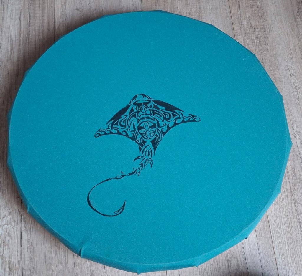NEUF Tambour Chamanique vegan +mailloche + pompe, Musique & Instruments, Percussions, Enlèvement, Tambour