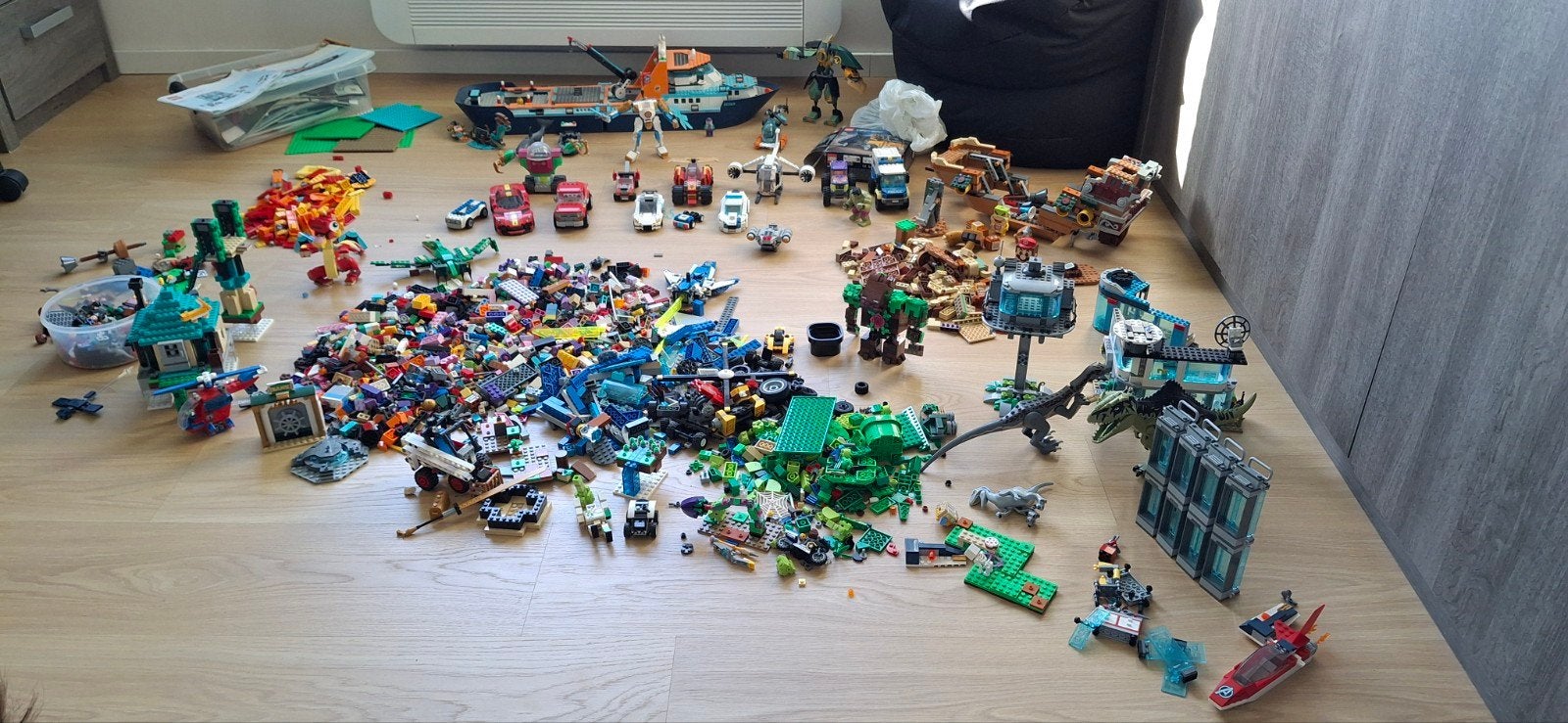 Lego Lot, Ophalen
