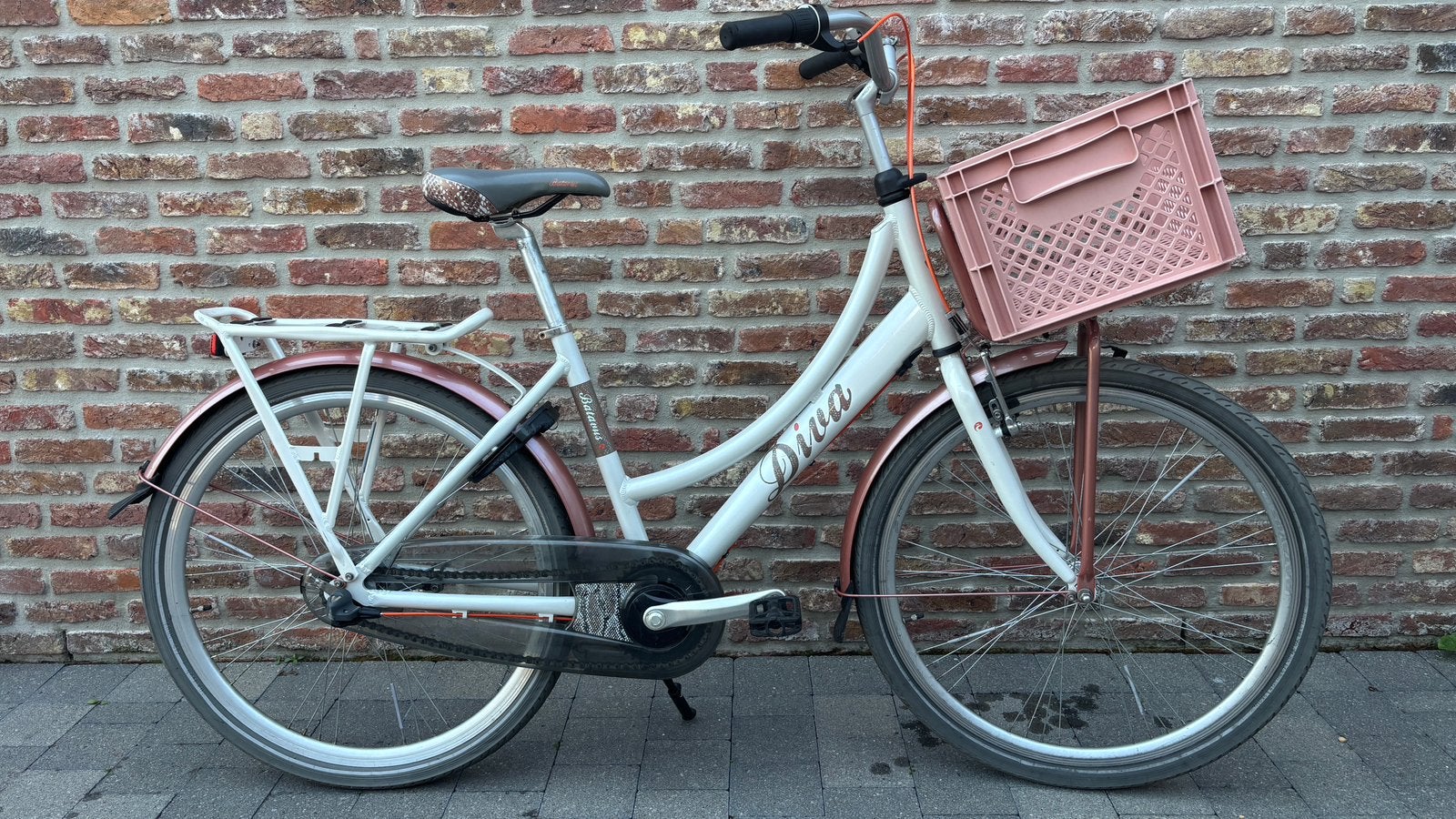 Batavus Diva 26” meisjesfiets, Vitesses, Enlèvement, Utilisé, Frein à rétropédalage