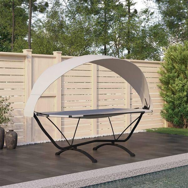 loungebed hangmat 274 cm met luifel en statief Nieuw, Ophalen, Nieuw