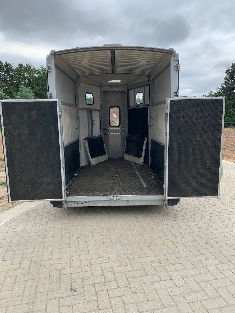 Ifor-Williams HB511 Klep-deur, Ophalen, Gebruikt, Aluminium, 2-paards trailer