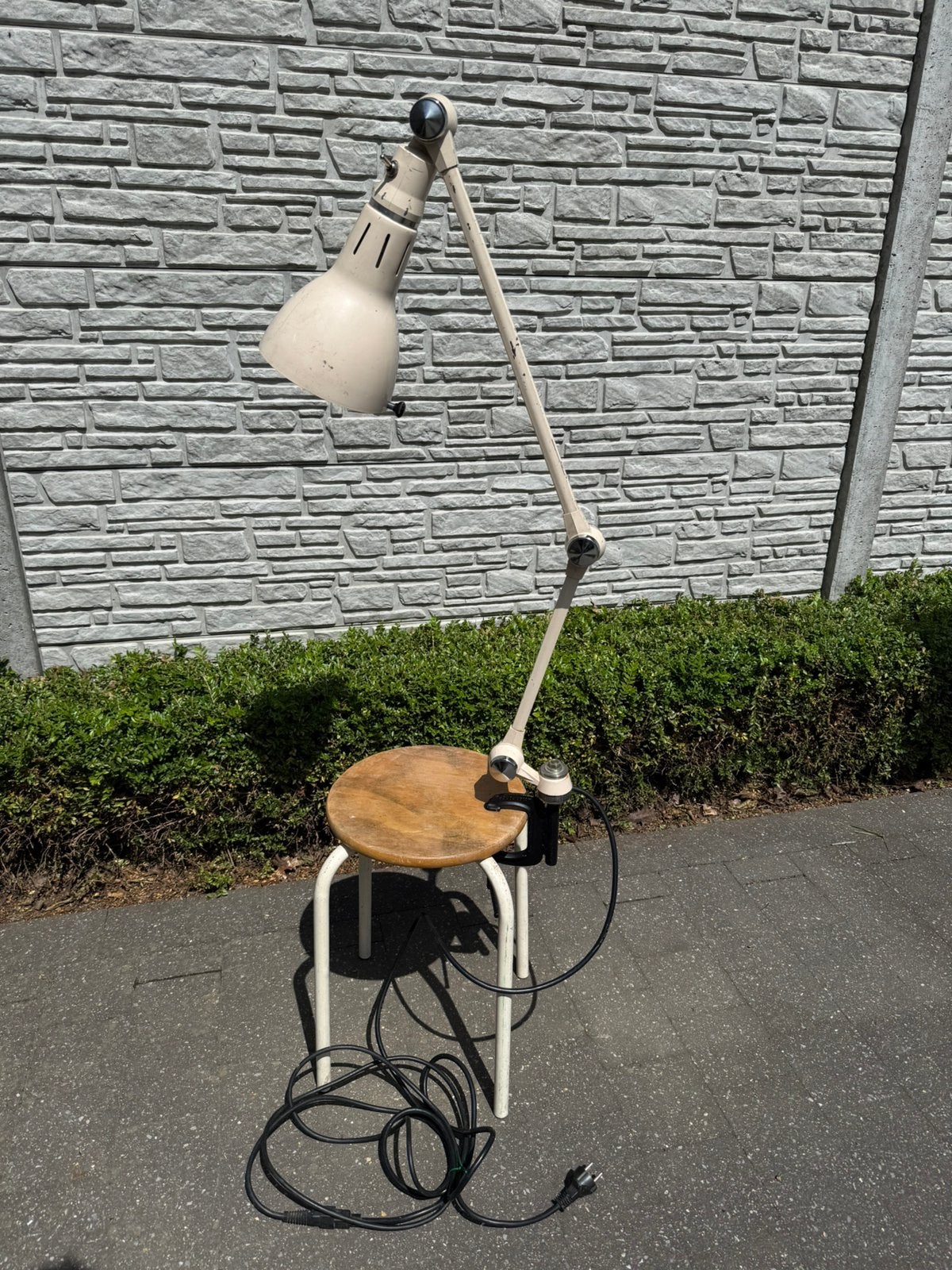 Vintage industriële ziekenhuislamp Jielde, Enlèvement ou Envoi, Utilisé