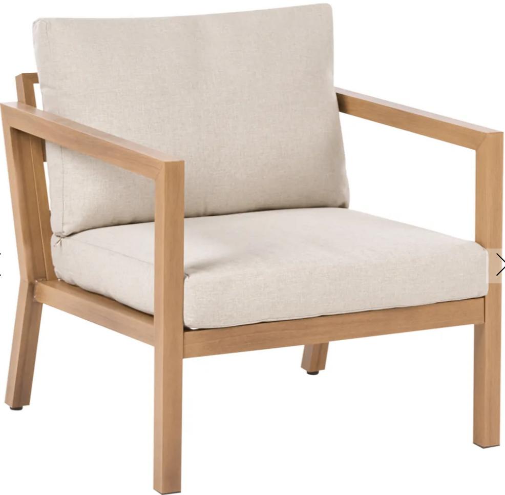tuin club zetel KIWI 85x85x85cm, Tuin en Terras, Ophalen of Verzenden, Nieuw, Hout, Loungeset