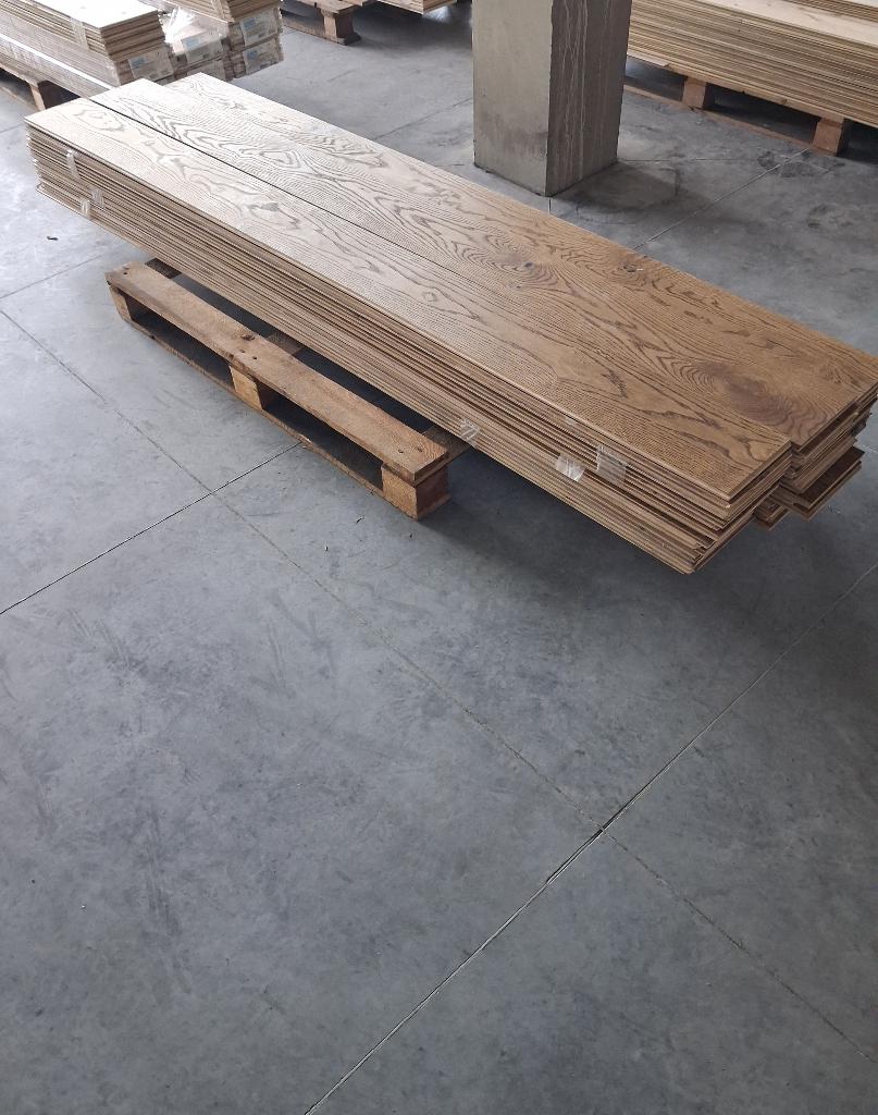 Halfmassief eikenparket Lalegno, Doe-het-zelf en Bouw, Vloerdelen en Plavuizen, Ophalen, Parket