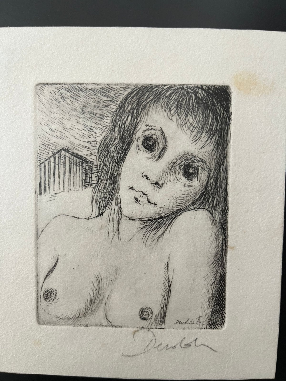 Ets Roland Devolder, Antiek en Kunst, Ophalen of Verzenden, Ets