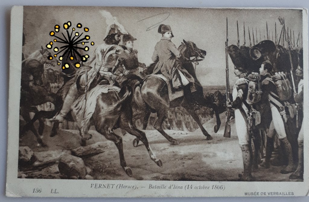 ANCIEN CP 1929 Napoléon Bataille d'Iéna 1906 Réf.E137, Collections, Enlèvement ou Envoi, 1920 à 1940, Affranchie, France