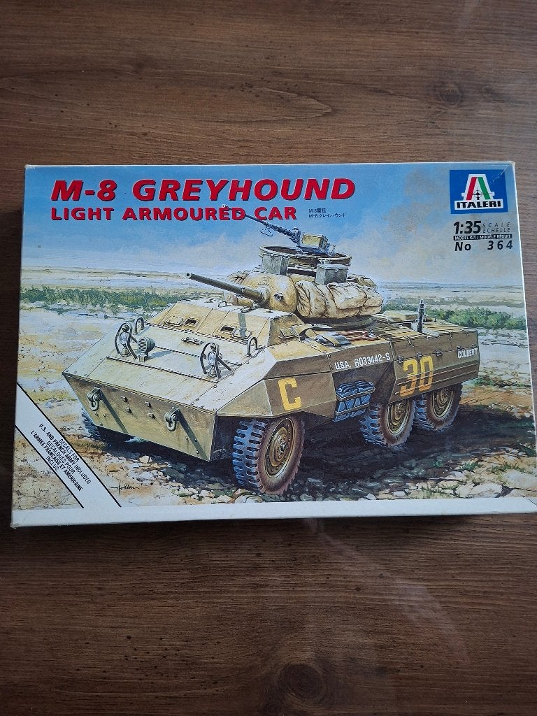 M-8 greyhound, Hobby en Vrije tijd, Modelbouw | Auto's en Voertuigen, Tank, Italeri, 1:32 tot 1:50, Nieuw