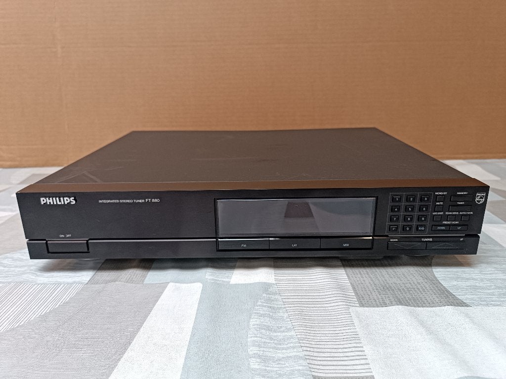 Philips Tuner FT880 - Hifi - FM Stereo Tuner - Vintage, Audio, Tv en Foto, Ophalen of Verzenden, Gebruikt