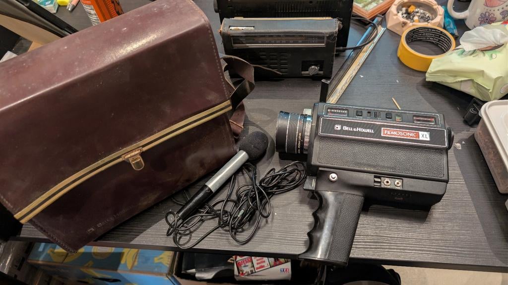Magnétoscope Bell & Howell Filmosonic XL, Enlèvement ou Envoi, Caméra