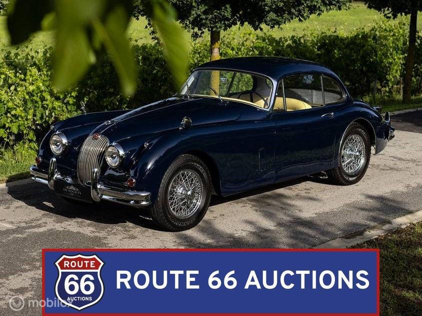 Jaguar XK150 | 1957 | Route 66 Auctions, Auto's, Zwart, Bedrijf, Handgeschakeld, Overige carrosserie