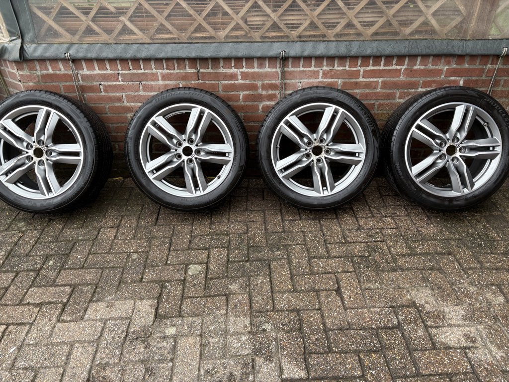 Set originele BMW M-Line velgen met winterbanden, Ophalen, Winterbanden, Velg(en)