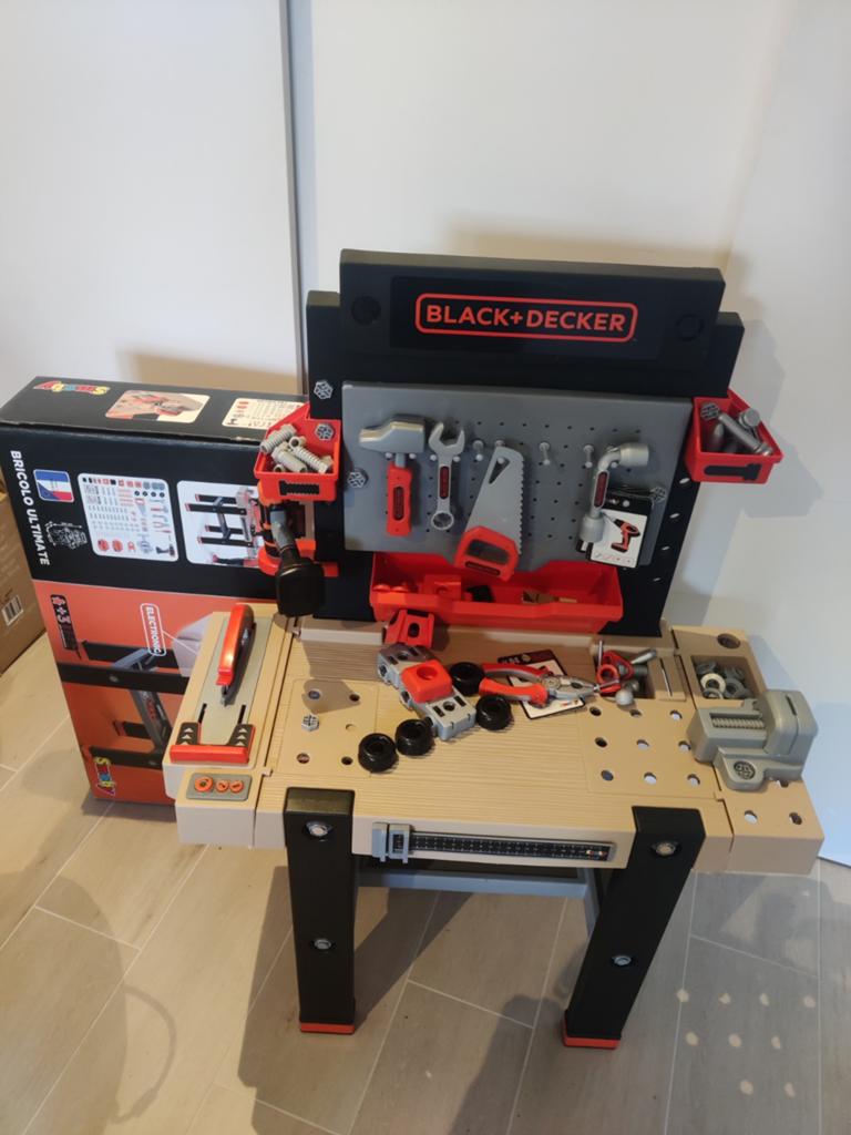 Black&Decker werkbank + Bosch gereedschapskist, Kinderen en Baby's, Ophalen, Gebruikt