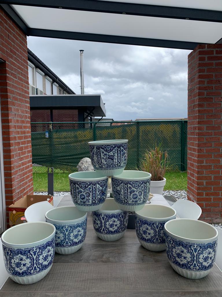 Delfts setten, Ophalen