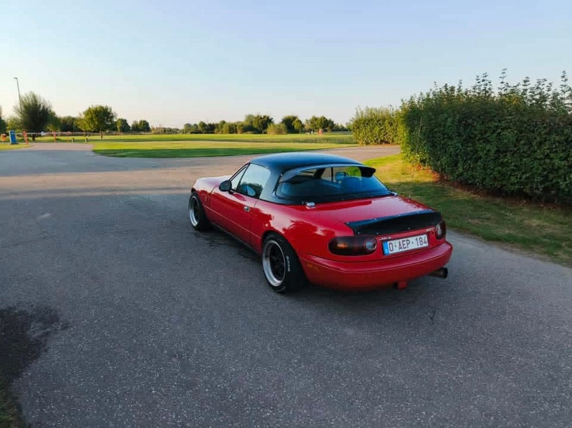 1991 Mazda mx5 na turbo, Auto's, Achterwielaandrijving, Zwart, 4 cilinders, Particulier