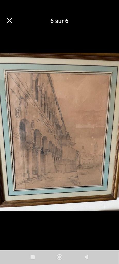 dessin très ancien venise, Enlèvement