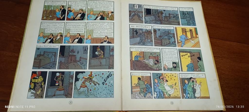kuifje, Gelezen, Eén stripboek, Ophalen of Verzenden, Hergé