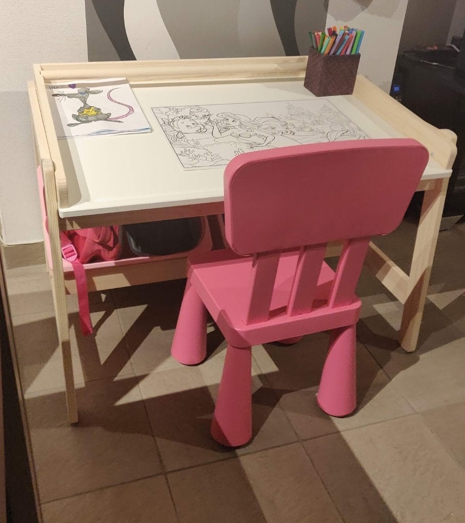 Tekentafel voor kinderen, Enlèvement, Comme neuf, Table(s) et Chaise(s)