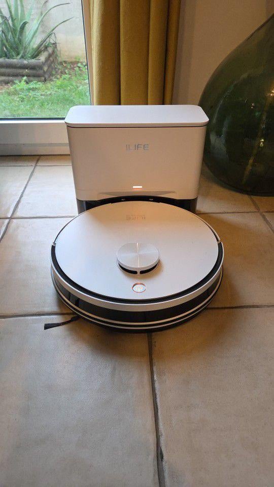 ILIFE A30 Pro – Robot aspirateur + station auto-vidange, Envoi, Comme neuf