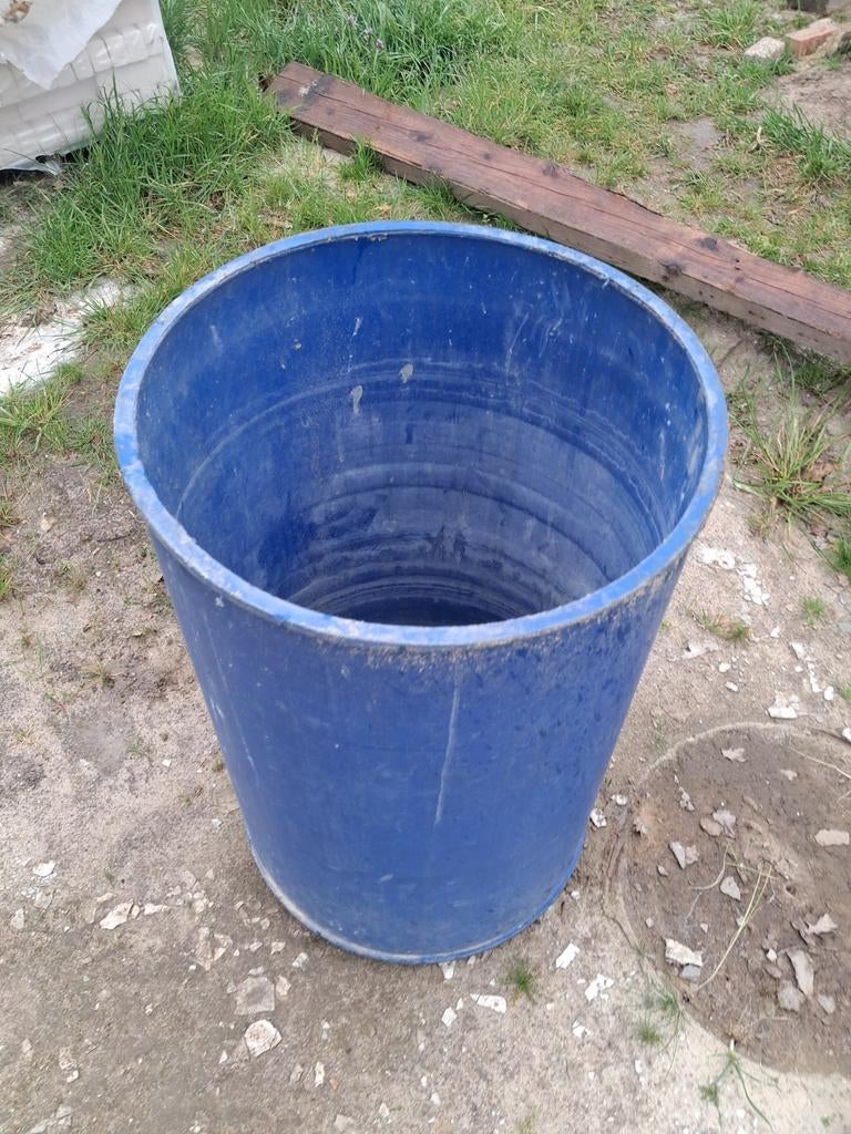 Blauwe water ton, Tuin en Terras, Regentonnen, Ophalen