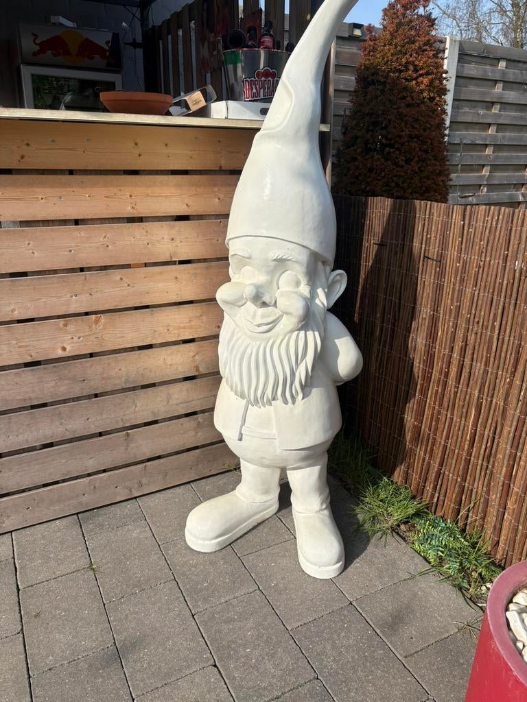 Grote tuinkabouter, Tuin en Terras, Ophalen, Zo goed als nieuw, Kunststof, Tuinkabouter