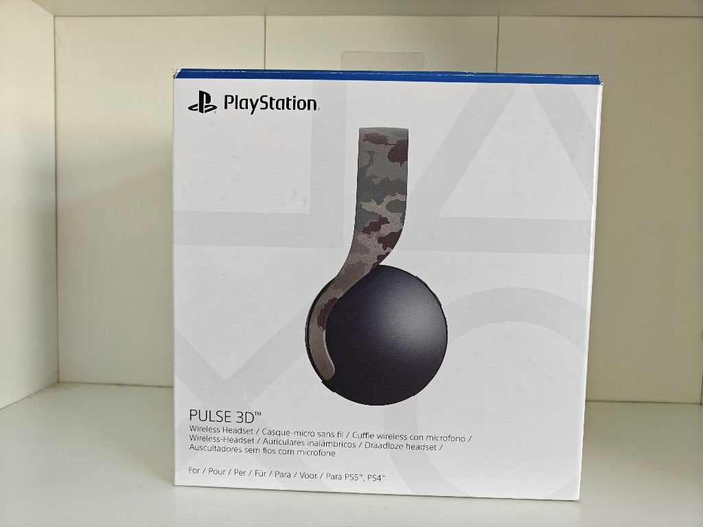 Sony pulse 3d Playstation camo headset, Games en Spelcomputers, Ophalen, Zo goed als nieuw, Draadloos, PlayStation 4