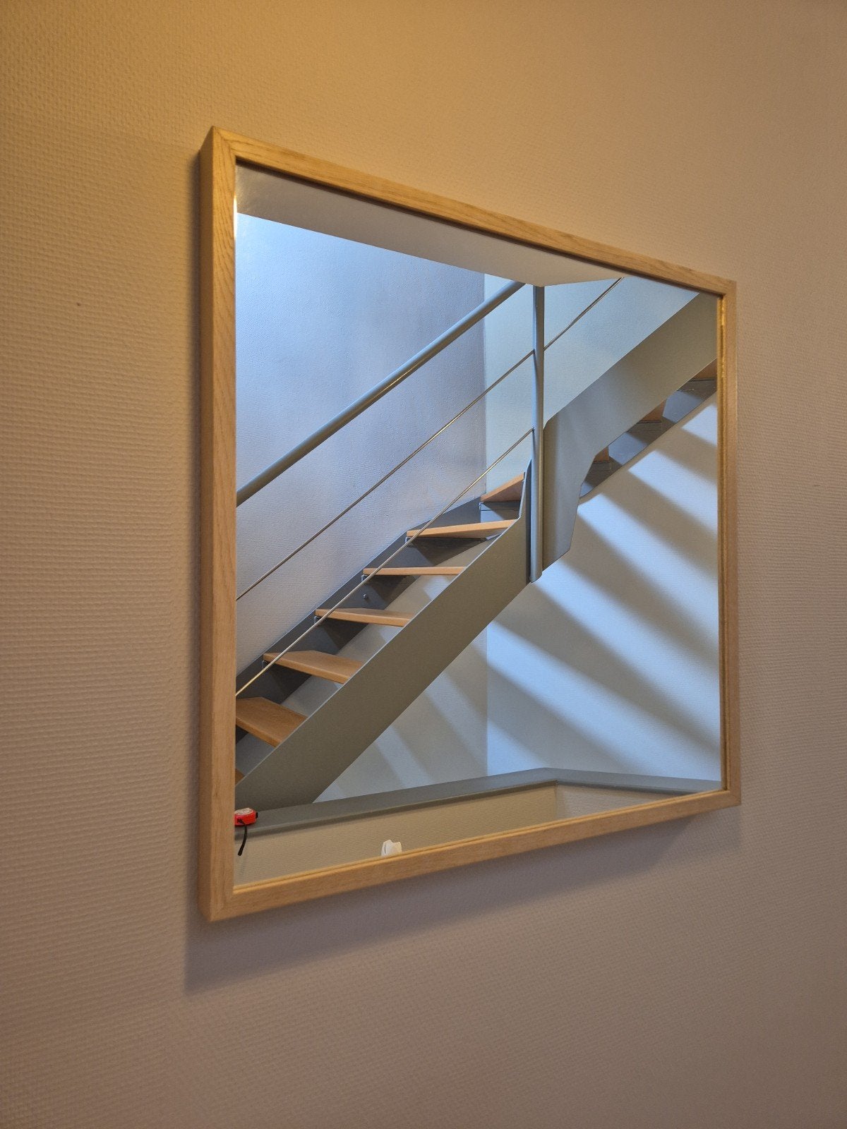 Grand miroir mural IKEA STAVE 70 x 70 cm – Cadre effet bois, Maison & Meubles, Accessoires pour la Maison | Miroirs