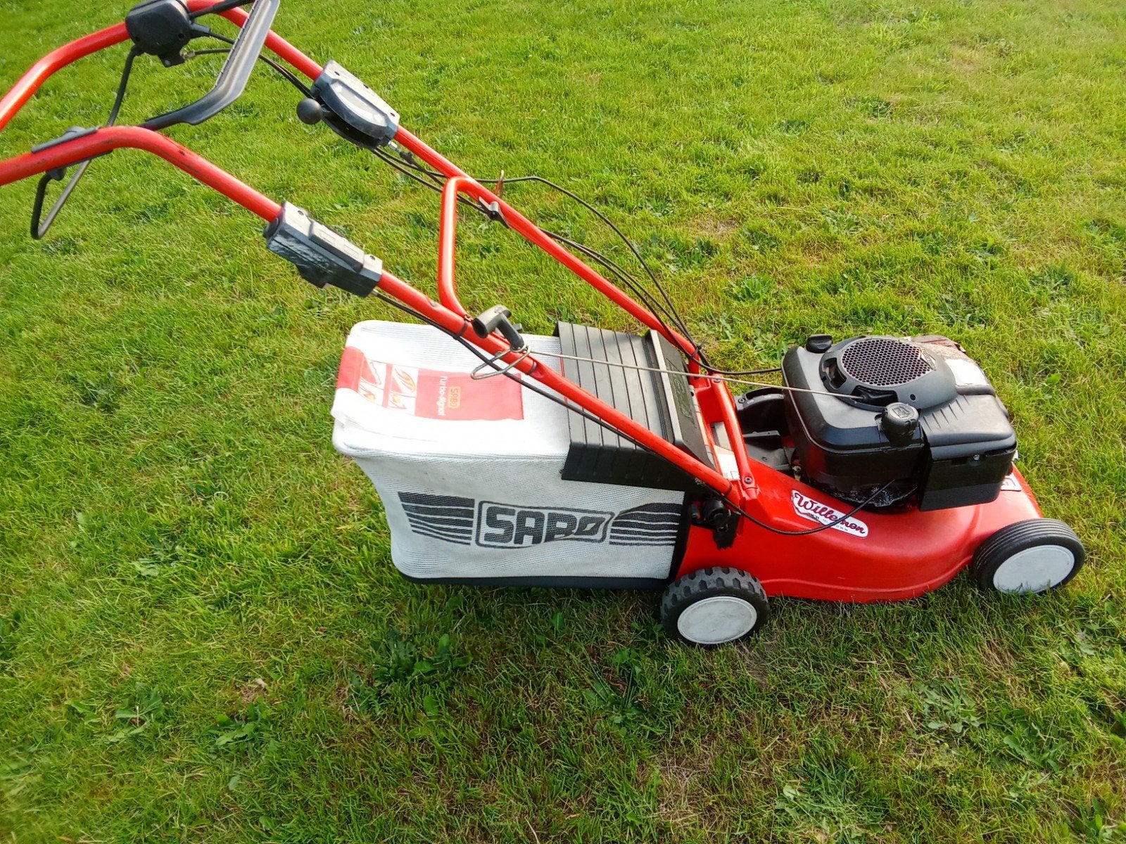 SABO 43 cm vario zelftrekkende aluminium grasmaaier, Ophalen, Versnellingen