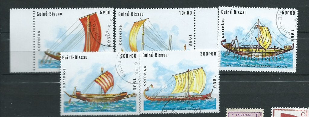 GUINEE-BISSAU, Postzegels en Munten, Postzegels | Afrika, Ophalen of Verzenden, Guinee, Gestempeld